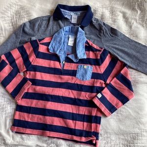 Janie and Jack rugby long sleeve